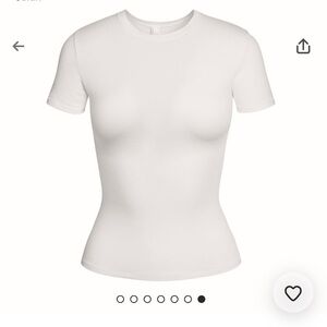 Skims Fits Everybody Cotton Jersey T Shirt